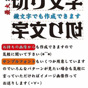 カッティングステッカー オーダーメイド アイロンシート ステッカー作成 オリジナルステッカー カスタム バイク 車033の画像6