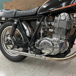 ワンオフ SR400 ショート菅 ドラッグパイプスラッシュカットマフラー ARAYA製ステンレスSUS304使用 スリップオン 送料無料匿名配送の画像2