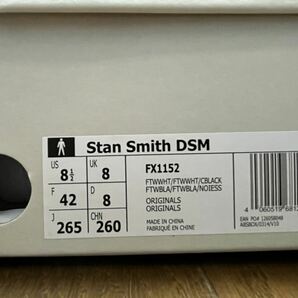 ◆アディダス スタンスミス ドーバー ストリート マーケット 白 26.5 cm UK 8 Adida Stan Smith DSM ホワイト 新品未使用の画像5