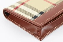 【新品同様・未使用】BURBERRY バーバリー チェック柄 パスケース カード入れ【QJ8】_画像3