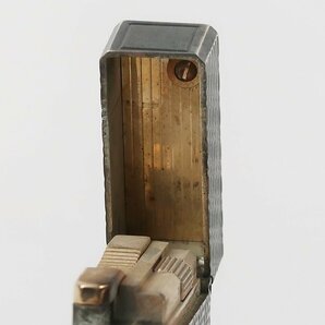 【S.T.Dupont】デュポン ライン1L シルバー 高級ガスライター 着火未確認 喫煙具 煙草 ジャンク【PV42】の画像6