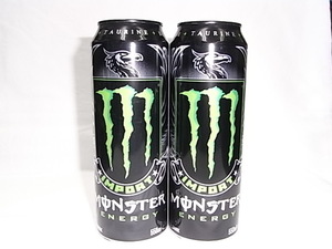  super ultra rare postage included!! not yet sale in Japan!! new goods unopened MONSTER ENERGY Monster Energy 550ml 2 pcs set / #1