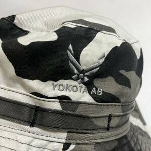 横田飛行場 Yokota AirBase サファリハット ブーニーハット 帽子 シティカモフラージュ 迷彩 ホワイト/ブラック L ミリタリーの画像5