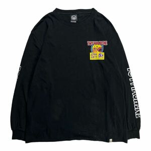 美品 ムラサキスポーツ TOY MACHINE ロンT 長袖Tシャツ プリントT スケーター ストリート スケボー ブラック L