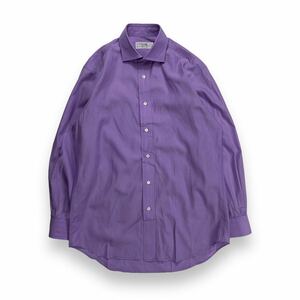 Maker's Shirts鎌倉 鎌倉シャツ 長袖 シャツ ドレスシャツ パープル 39-82 日本製