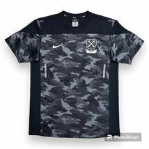 NIKE ナイキ 半袖 サッカーウェア NFTB Tシャツ ブラック カモフラ M_画像1