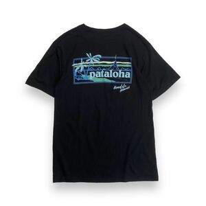 Patagonia パタゴニア パタロハ ロゴ プリント 半袖 Tシャツ ブラック XS