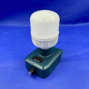 500289　明るさ調整可能 眩しくない マキタ 互換 18V バッテリー 電球型 LEDライト ランタン 行燈 災害 テント BL1830B BL1840 BL1860B