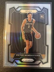  silver p rhythm Victor *wen van yamaVictor Wembanyama 2023-24 Panini Prizm NBA RC Silver Prizm