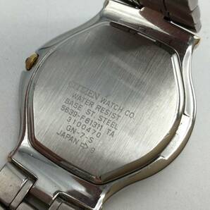 G83◇【QZ/稼働】CITIZEN シチズン EXCEED エクシード 5639-F61311 腕時計 クォーツ 純正ベルト 現状品 ◇の画像8