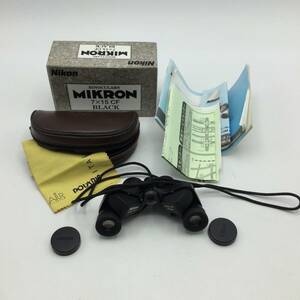 T127●【動作/精度未確認】Nikon ニコン ミクロン 7x15 7° CF ブラック 双眼鏡 BINOCULARS MIKRON 現状品 ジャンク品 ●