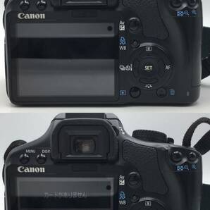S15◇【通電のみ確認】Canon EOS Kiss X2 DS126181/CANON ZOOM LENS 18-55mm 1:3.5-5.6 Ⅱキャノン デジタル一眼 現状品 ジャンク品 ◇ の画像4