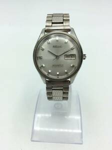 G115◇【ムーブメント不明/稼働】セイコー SEIKO セイコーマチック-R ３針 8306-8001 30石 シルバー系 デイデイト メンズ 腕時計 ◇