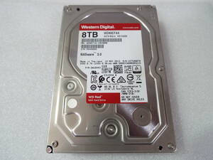 送料無料 WD RED Western Digital HDD WD80EFAX-68KNBN0 8TB 3.5インチ SerialATA 内蔵ハードディスク ハードディスク WD80EFAX ②