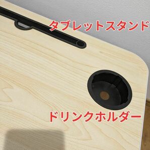 折りたたみ ローテーブル ミニテーブル パソコン作業 子供机 折り畳み 座卓 黒 ブラック 木目 タブレット お絵描き 勉強の画像3