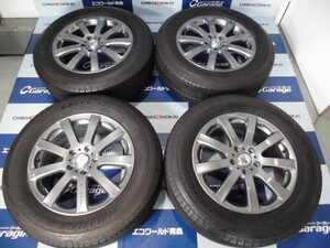 chi7　STERN 17インチ アルミホイール + ブリヂストン デューラー 225/65R17 タイヤ 夏　ハリアー ヴァンガード エクストレイル 等