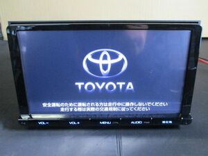 トヨタ純正 DSZT-YC4T 9インチ SDナビ 地図2020年 フルセグ CD/DVD/Bluetooth/AUX 動作チェックOK 50プリウス