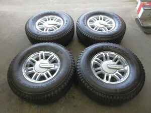 HUMMER ハマー 純正 H3 16インチ タイヤ付 4本 P265/75R16 GOODYEAR 16×7.5J 6H-139.7 +38 【法人宛のみ発送! 手渡しOK】 車検用に