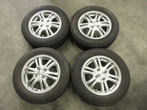 スタッドレス 175/65R14 YOKOHAMA iceGUARD iG30 残溝あり バリ山 社外アルミホイール付 14×5.5J 4H-100 +47 コンパクトカーに