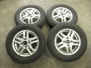 スタッドレス 145/80R13 YOKOHAMA iceGUARD iG30 溝あり 社外アルミホイール付 13×4.00B 4H-100 軽自動車に