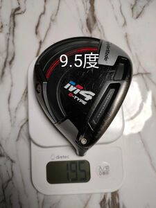 名器 テーラーメイドM4 ドライバー ヘッド単品 TaylorMade9.5度