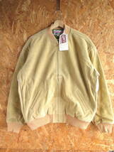 新品☆本物 定価15万円 イタリア製 リーバイス ヴィンテージ LEVI'S VINTAGE CLOTHING LOOSE SUEDE BOMBER JACKET M スエード ジャケット_画像2