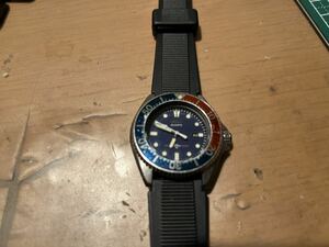 SEIKO 2625-001B ペプシ　赤青　レディース　ボーイズダイバー　ベルト新品　1980年5月製？　昭和55年　完動品