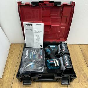 ☆★H1672【超美品・送料込み】makita マキタ 40Vmax 充電式インパクトドライバ TD002GRDX バッテリー2個、充電器、ケースつき