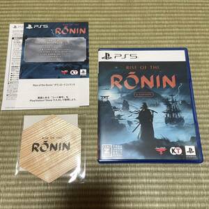 PS5 RISE OF THE RONIN Z VERSION ライズ オブ ローニン ゲームソフト 早期購入特典 ステッカー付き