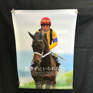  horse racing JRA poster stay Gold B3 size * period thing 