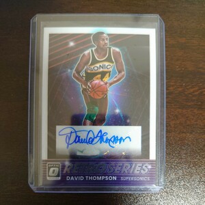 [99枚限定] 21-22 donruss optic retro series david thompson auto