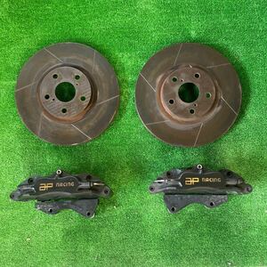 AP racing 4 pot caliper 80 Supra brake rotor 