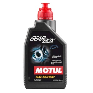 105787 MOTUL (モチュール) GEAR BOX ギア ボックス 80W90 1L ミネラル 二硫化モリブデン配合 ギアオイル