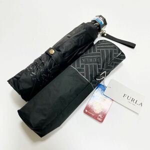  new goods Furla umbrella parasol folding umbrella one class shade black rain. day OK all weather parasol E