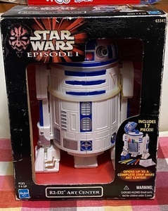 ＠Star Wars スターウォーズ　　R2-D2　アートセンター　カラーマーカー　スタンプ　色鉛筆が入っているようです＠ 未使用