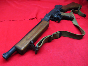 SMGマークあり MGC THOMPSON トンプソン M-1921 サブマシンガン CALIBER 45. マガジン欠品 モデルガン 管理6B0408N-H4