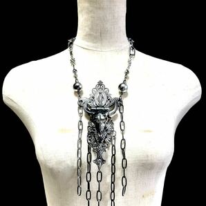 JＰG/ vintage Collection sample BUFFALO necklace GAULTIER の画像3