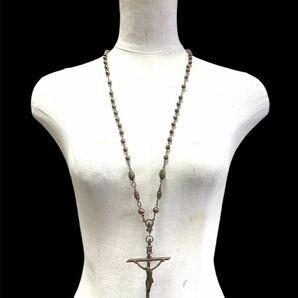 JＰG/ vintage Collection sample classical rosario cross necklace の画像1