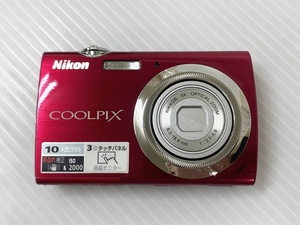 K-64-024 中古☆Nikon COOLPIX230 クールピクス S230 コンパクトデジタルカメラ S230RD 