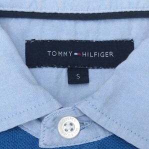 【TOMMY HILFIGER】トミーヒルフィガーの青いポロシャツの画像8