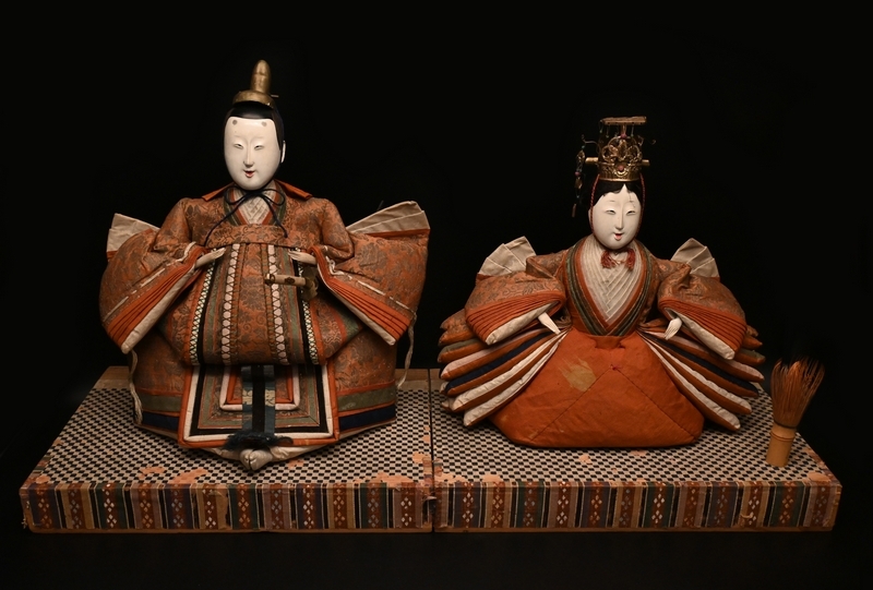 Kokinbina Kyohobina ■Hina-Puppen aus der Edo-Zeit, Hina-Puppen, Kaiser- und Kaiserinpuppen [Prinz- und Kaiserinpuppen], sanfter Ausdruck ■Hina Puppen, Antike, Hina-Puppen in Museumsqualität, Antiquität, Holzbox Nr. 9686■, Jahreszeit, Jährliche Veranstaltungen, Puppenfest, Hina-Puppen