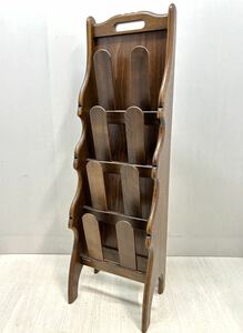 ◯カリモク　木製 スリッパラック　4段　◯karimoku カリモク家具 