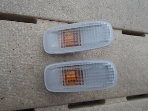 O82 Daihatsu original clear side marker 2 piece set used turn signal 81730-B2020 STANLEY P3080 L160 L150 Move Move MOVE L250 Mira 