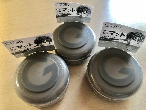 GATSBY ギャッツビー　ムービングラバー　グランジマットJ ヘアワックス　80g×3