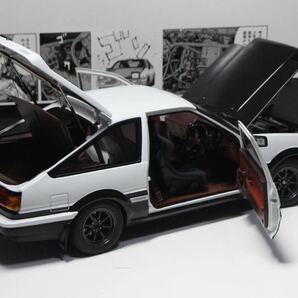 1/18 AUTOart Toyota Trueno AE86 Initial D PROJECT D Ver 78797 トヨタ 86 トレノ イニシャルD プロジェクトD 頭文字D オートアート Aaの画像6