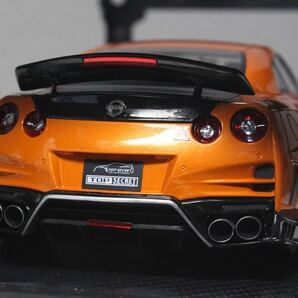 IG1532 1/18 TOP SECRET GT-R (R35) Orange Nissan トップシークレット 日産 イグニッションモデル オレンジ Ignition model hpiの画像5