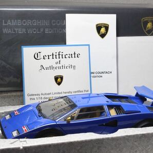 1/18 AUTOart Lamborghini Countach Walter Wolf Edition Blue 74652 ランボルギーニ カウンタック ウォルターウルフ オートアート Aaの画像7