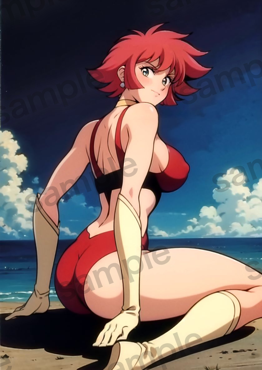 [High quality glossy paper/highest image quality] Cutie Honey Cutie Honey A4 Doujin Illustration Waterproof High Definition Poster 3365, comics, anime goods, others