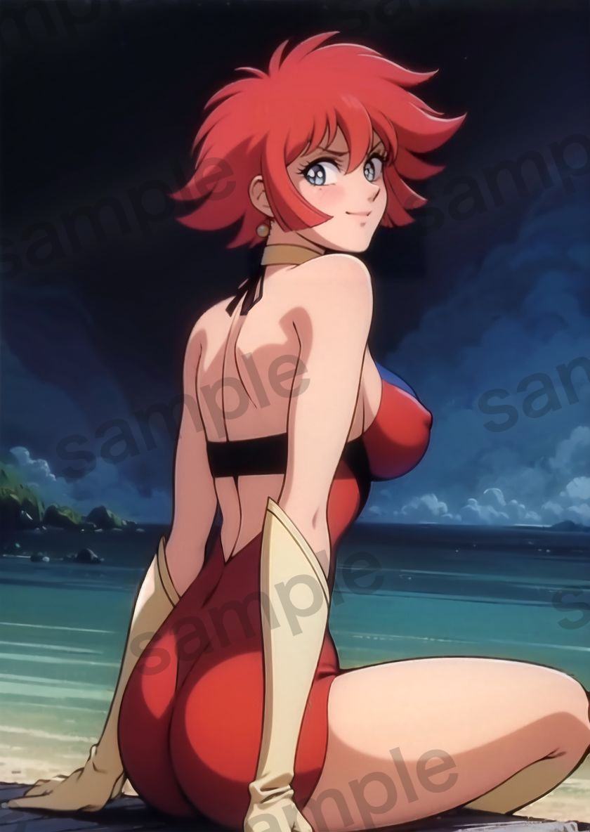 [High quality glossy paper/highest image quality] Cutie Honey Cutie Honey A4 Doujin Illustration Waterproof High Definition Poster 3367, comics, anime goods, others