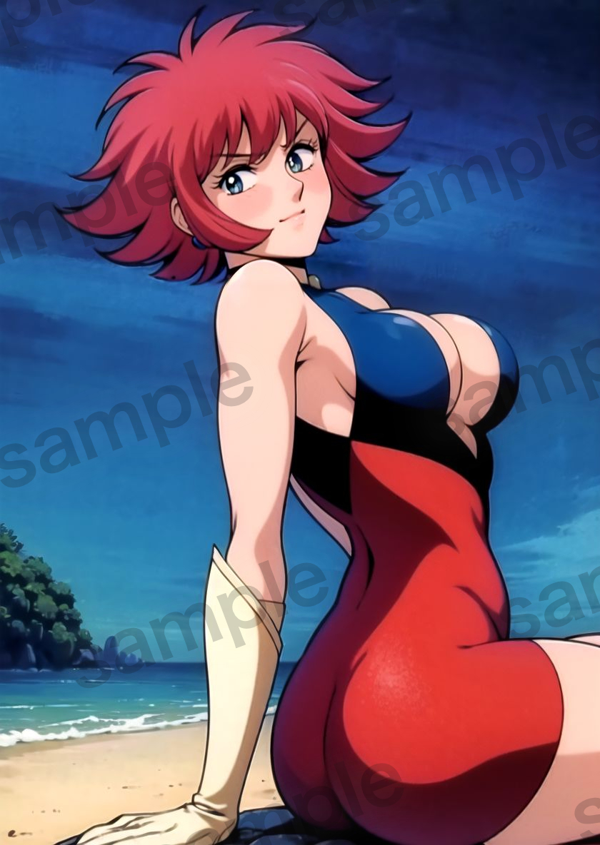 [High quality glossy paper/highest image quality] Cutie Honey Cutie Honey A4 Doujin Illustration Waterproof High Definition Poster 3370, comics, anime goods, others